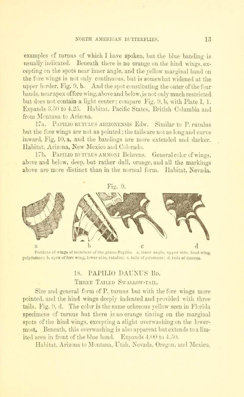 A manual of North American butterflies (Page 13, Fig. 9) BHL7500887