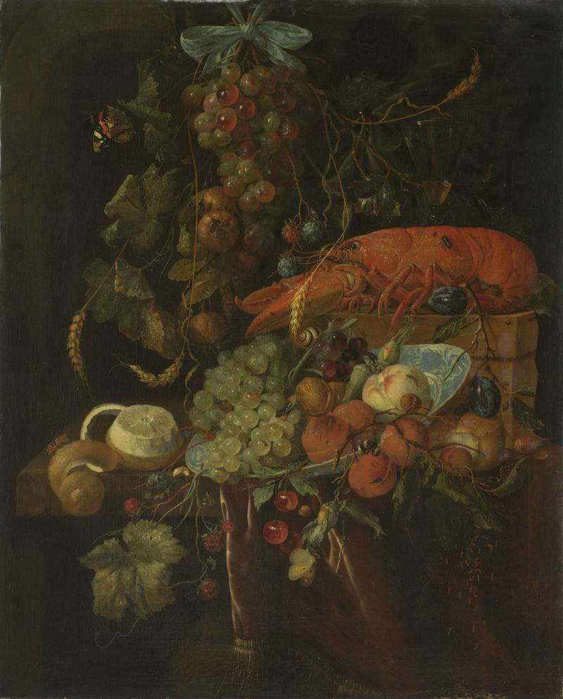 Still Life with Fruit and Lobster