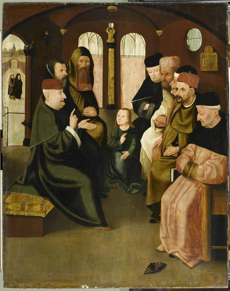 Bosch, Hieronimus Van Aken, D'après - Jésus enfant disputant avec les docteurs du Temple, 1555 - 1561, RF 970