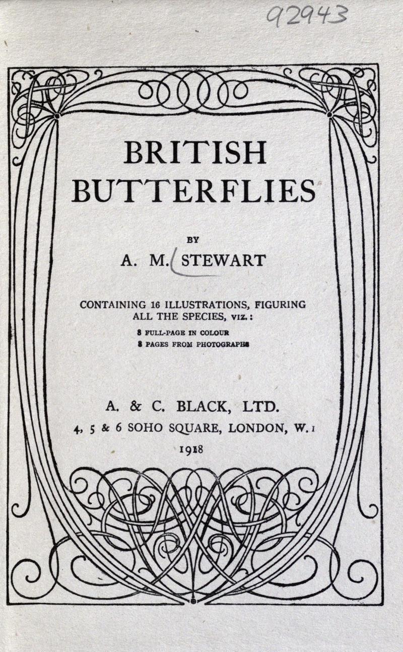 British butterflies BHL17765749
