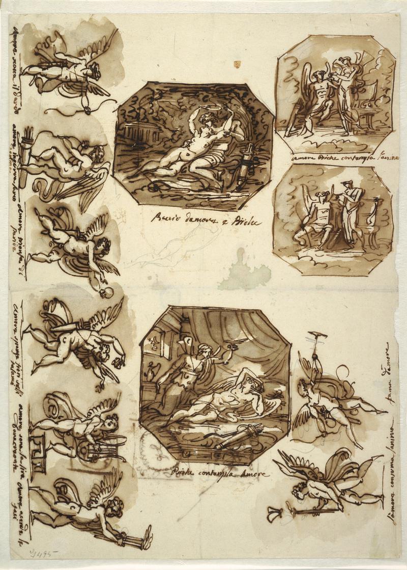 Cupid and Psyche: Four Octagons and Eight Drawings of Cupid