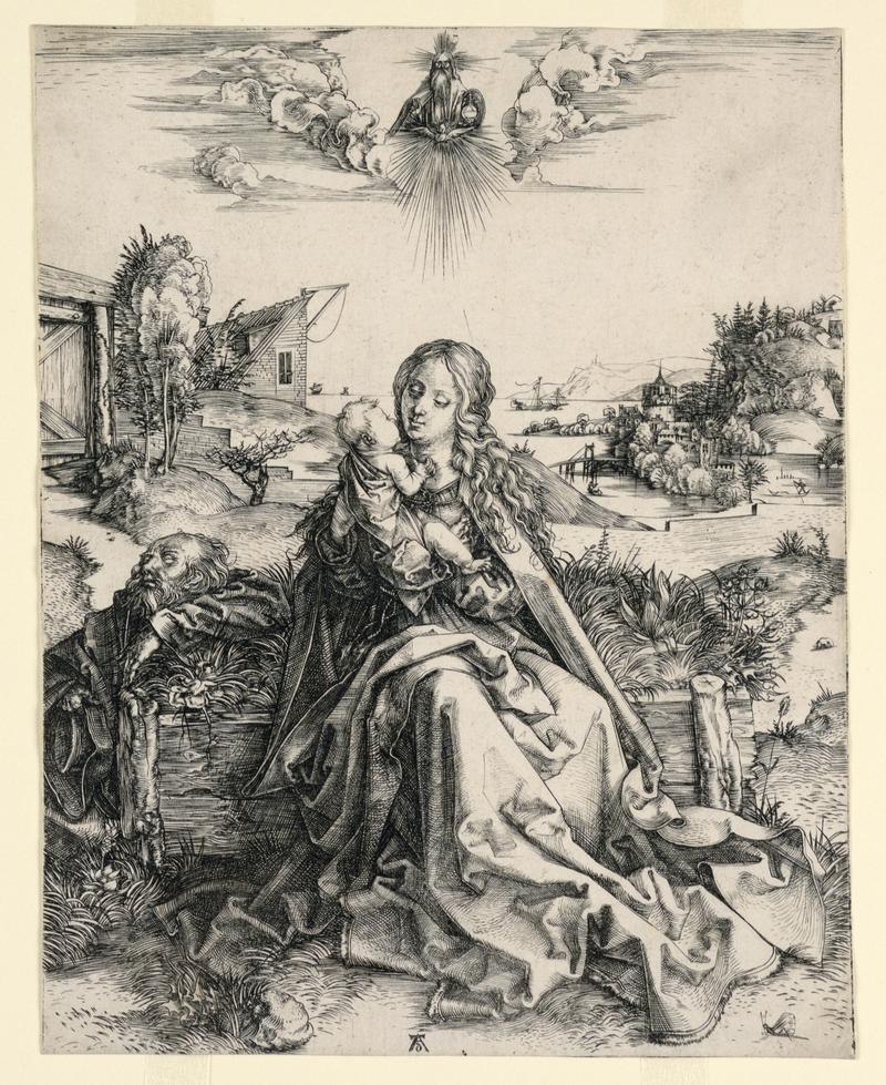 The Holy Family with Butterfly