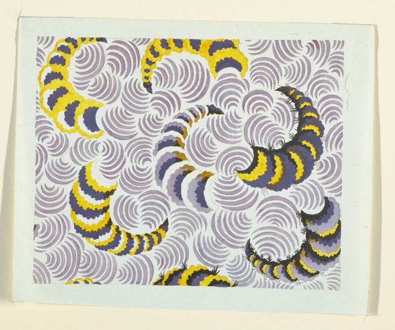 Floral design for printed textiles