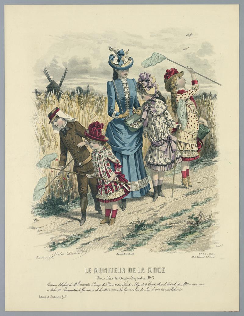 Fashion Plate from Le Moniteur de la Mode