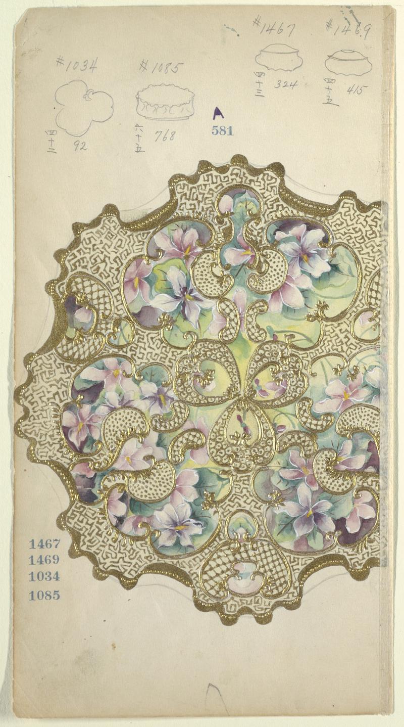 Design for a Plate or Bowl