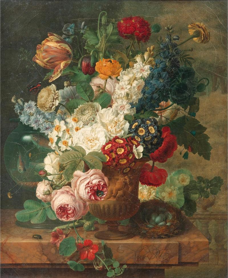 Christiaan van Pol - Vase with flowers PF1019-54-lr-1