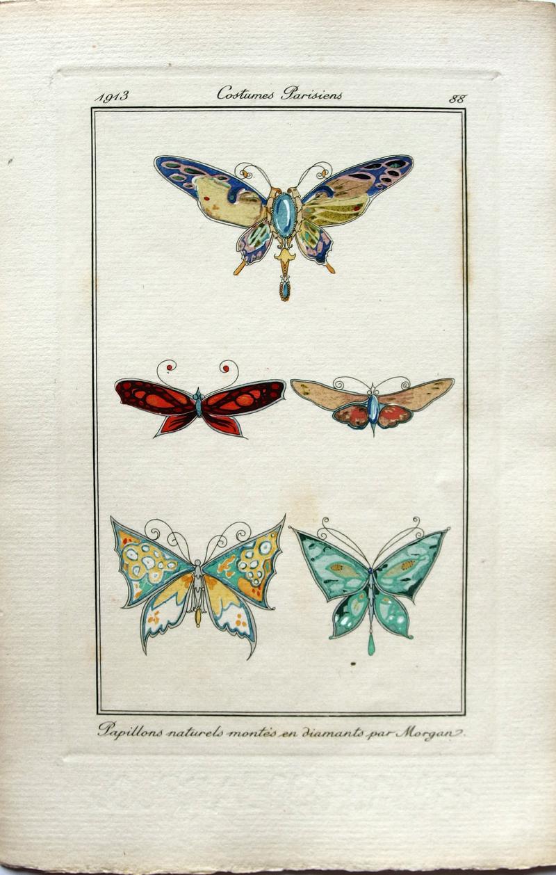 Costumes Parisiens No.88 Papillons, par Morgan, 1913