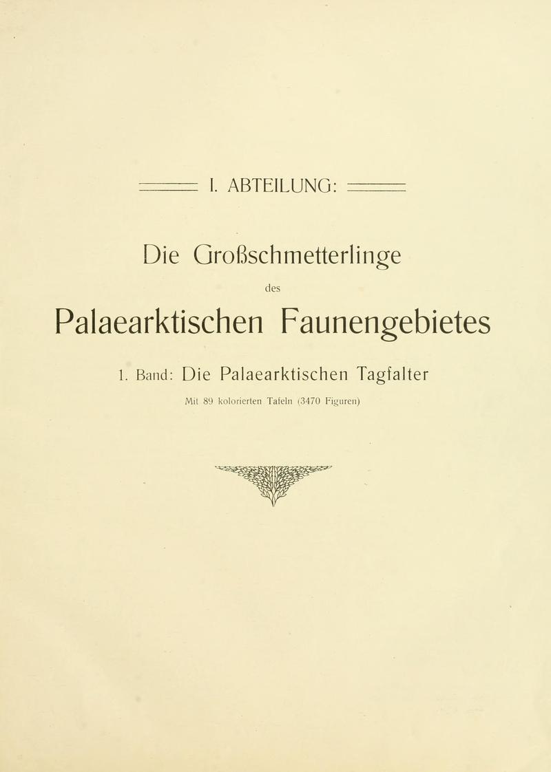 Die Gross-Schmetterlinge der Erde BHL10122595