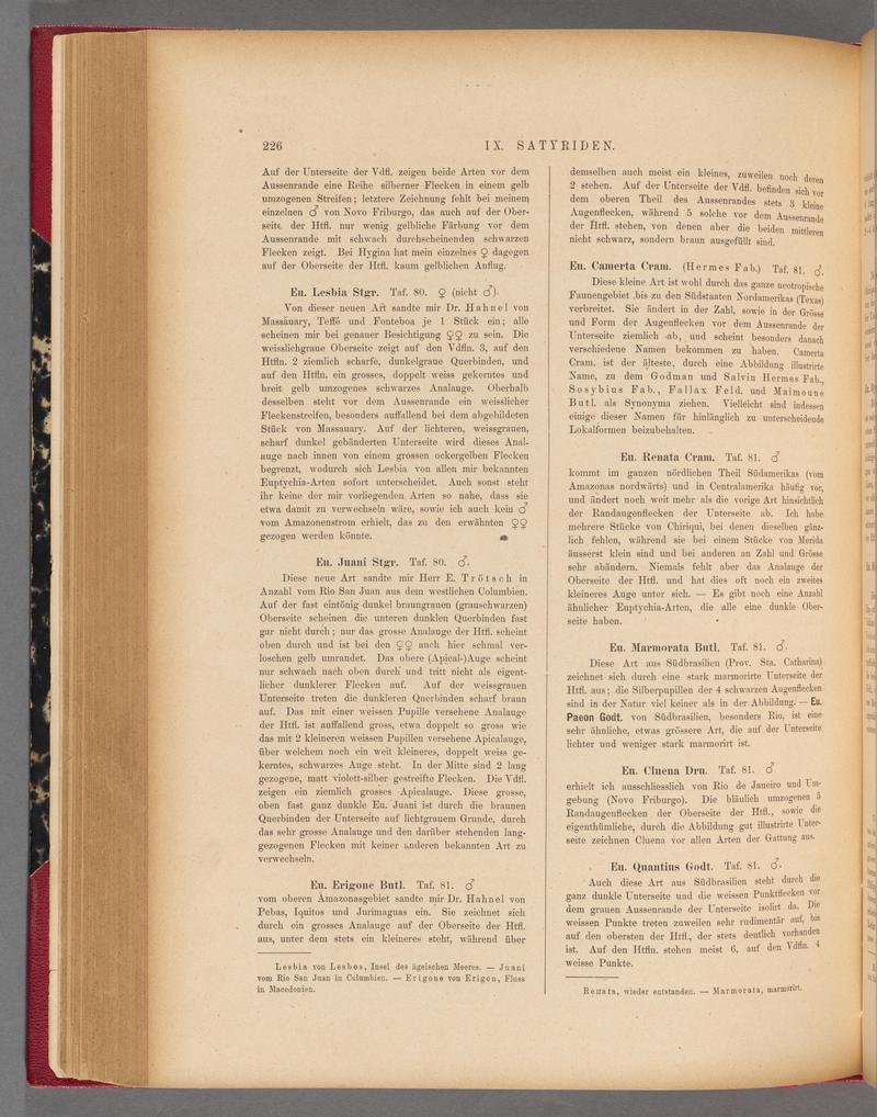 Exotische schmetterlinge (Page 226) BHL40070581