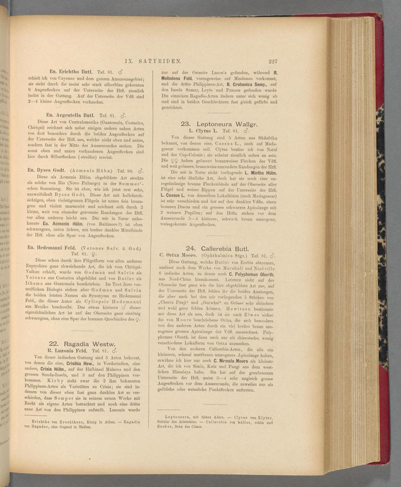 Exotische schmetterlinge (Page 227) BHL40070582