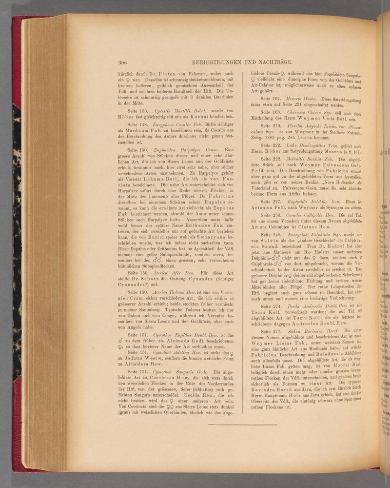 Exotische schmetterlinge (Page 306) BHL40070663