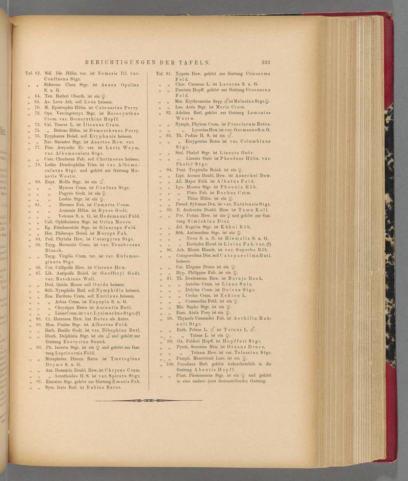 Exotische schmetterlinge (Page 333) BHL40070690