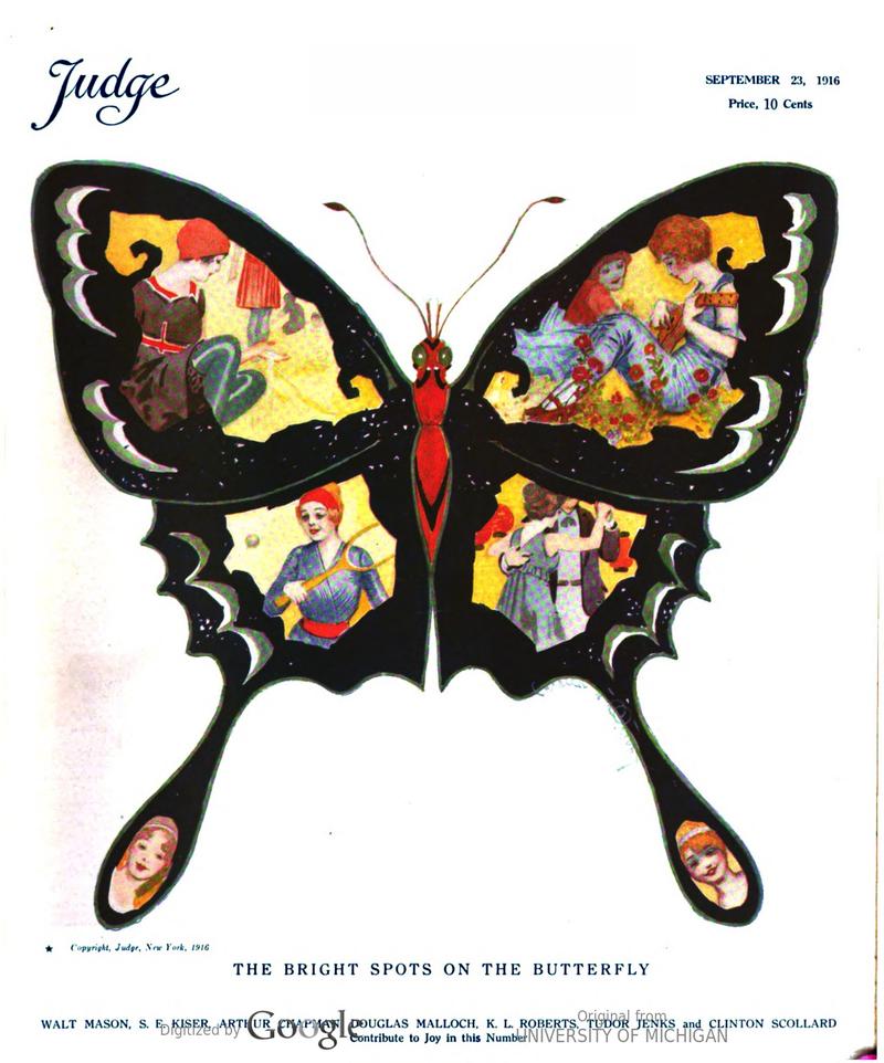Judge Magazine Cover 23 Sep 1916