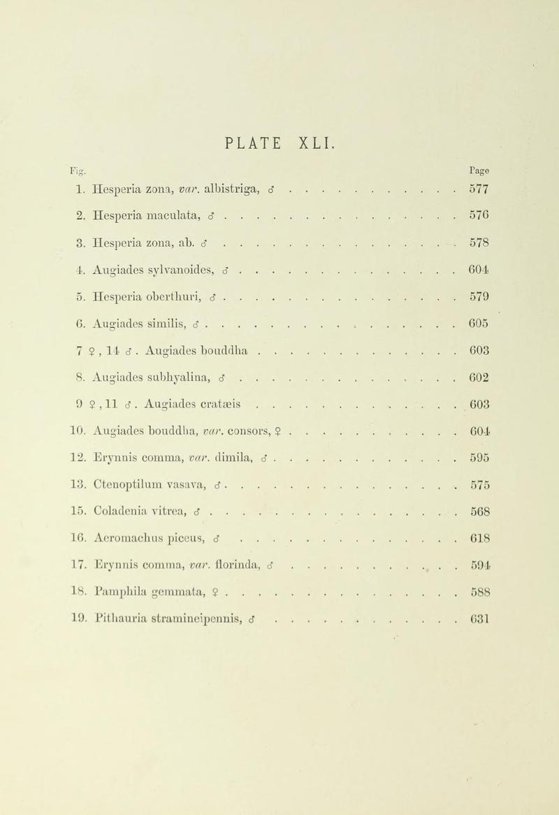 Leech China Plate XLI Text