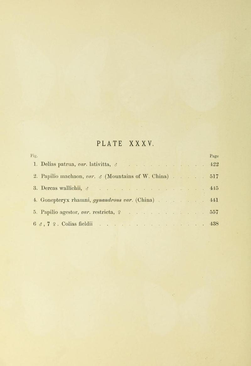 Leech China Plate XXXV Text