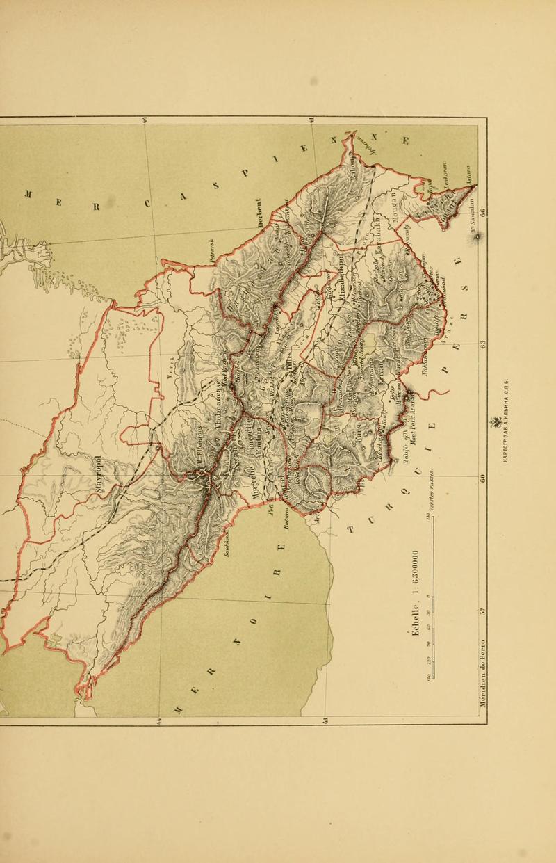 Mémoires sur les lépidoptères (Map of South Caucasus) BHL11487682