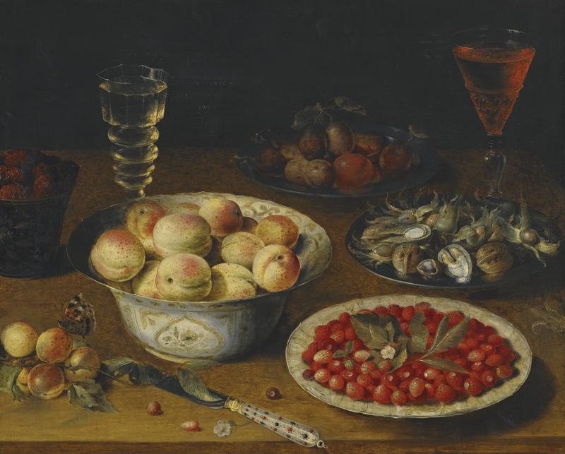 Dutch: Vruchtenstilleven met twee wijnglazen op een houten tafel Fruit still life with two wine glasses on a wooden table title QS:P1476,nl:"Vruchtenstilleven met twee wijnglazen op een houten tafel " label QS:Lnl,"Vruchtenstilleven met twee wijnglazen op een houten tafel " label QS:Len,"Fruit still life with two wine glasses on a wooden table" label QS:Lde,"Früchtestillleben mit zwei Weingläsern auf einem Holztisch"