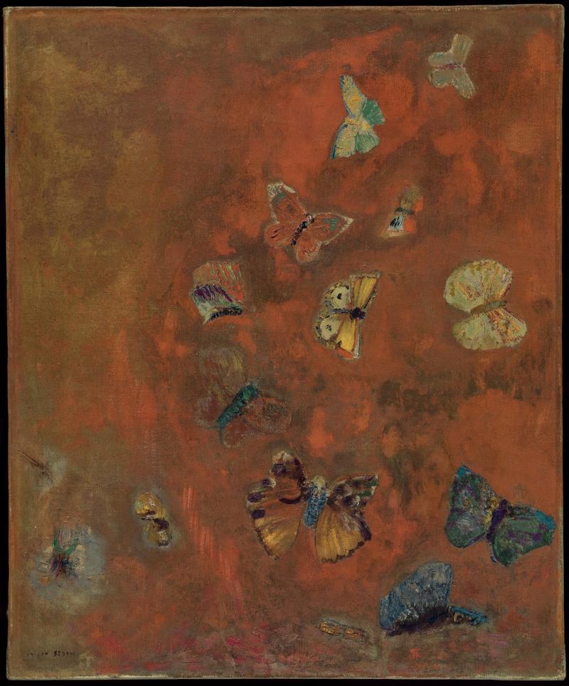 Redon - Evocation of Butterflies, ca. between 1910 and 1912