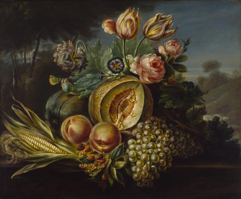 Still Life with Fruit and Flowers