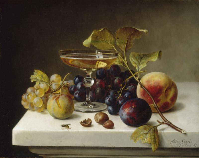 Still Life with Fruit and Champagne