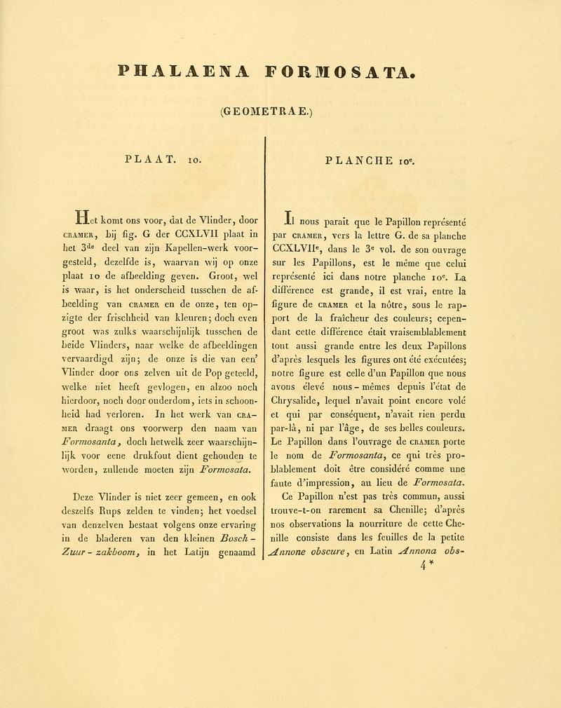 Sepp-Surinaamsche vlinders - pl 010 text1 descr. as Phalaena formosata