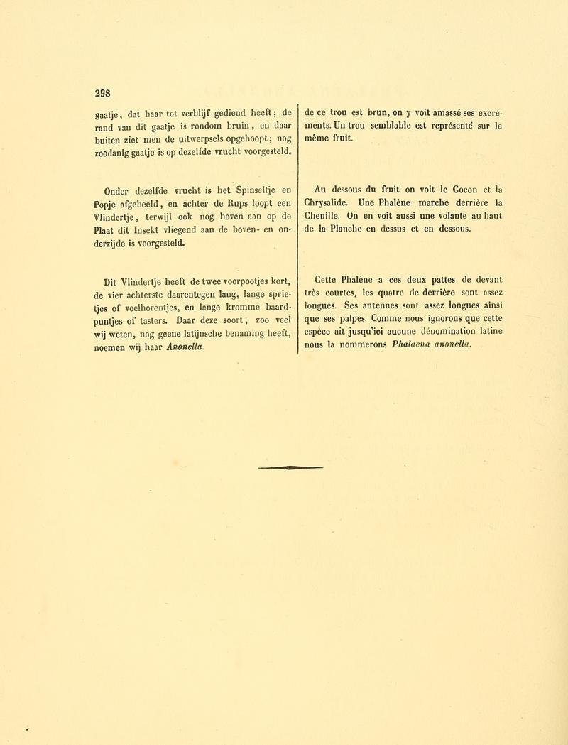 Sepp-Surinaamsche vlinders - pl 137 text2 descr. as Phalaena anonella