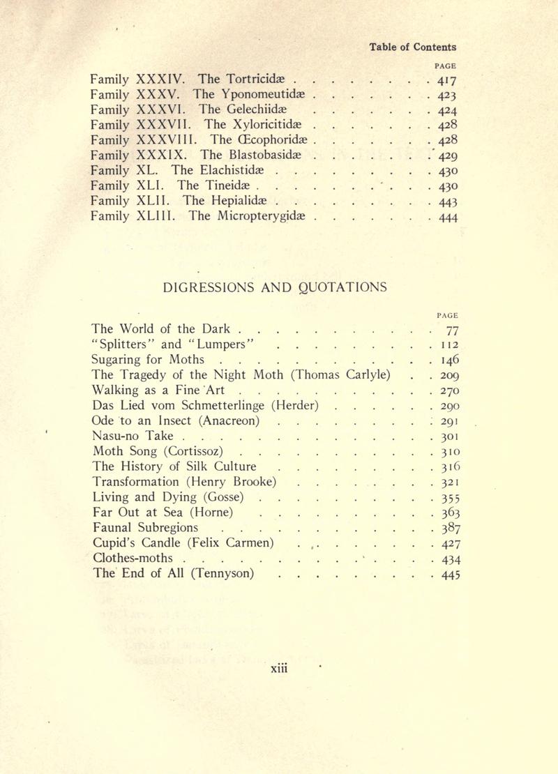 The moth book (Page xiii) BHL21852901