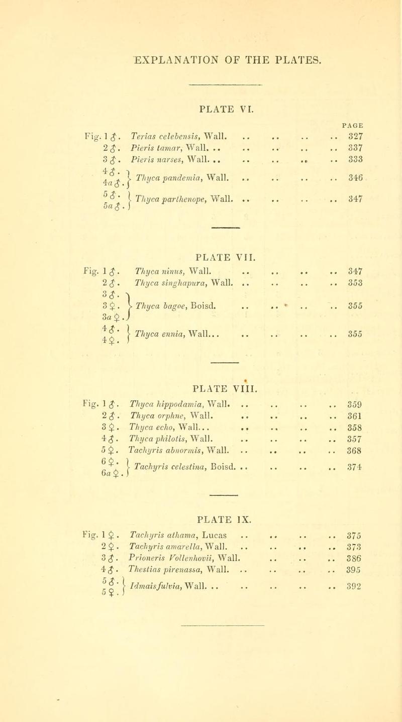 Wallace 1867 On the Pieridae of the Indian and Australian Regions Trans ent Soc Lond 3 4 3 301416 pl 69 Plate