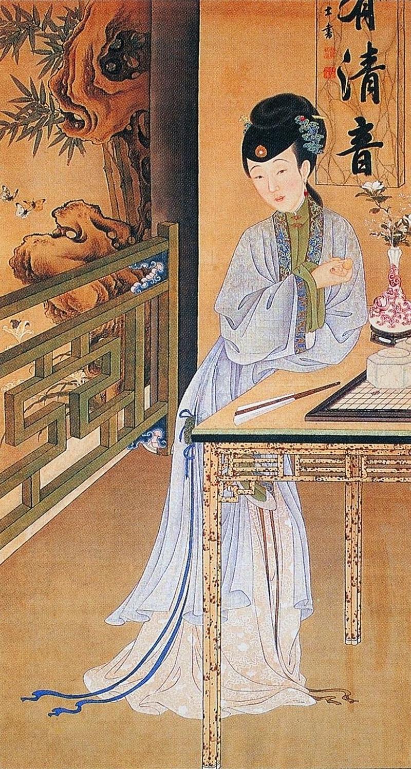 Yongzheng twelve beauties women 09